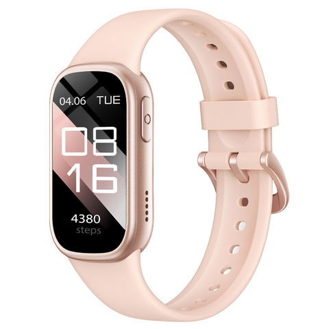 Elosung Pink Smart Fitness Tracker With Bluetooth Calling Heart Rate Blood Pressure Oxygen And Sports Modes Smart Watches