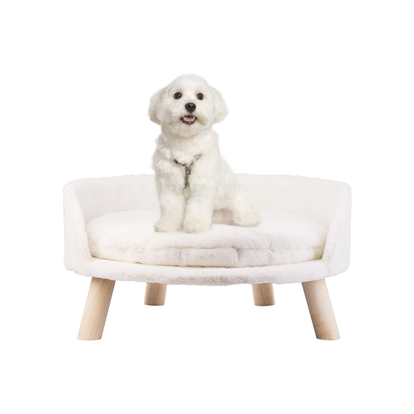 Plush Luxury Cat Bed With Cozy Cushion Pad Pet Beds