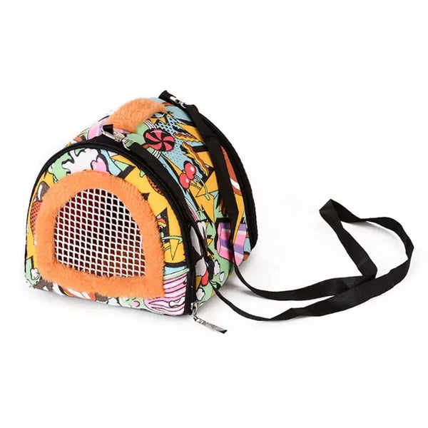 Small Pet Travel Bag Hamster Carrier Breathable Outdoor Hedgehog Small Animal Supplies
