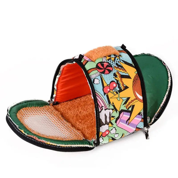Small Pet Travel Bag Hamster Carrier Breathable Outdoor Hedgehog Small Animal Supplies