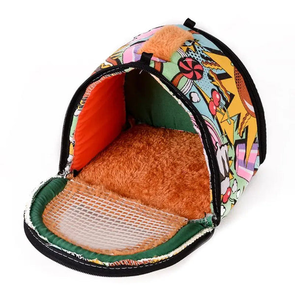 Small Pet Travel Bag Hamster Carrier Breathable Outdoor Hedgehog Small Animal Supplies
