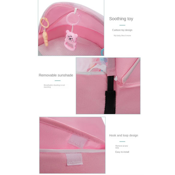 Little One Bed And Diaper Backpack With Mosquito Net Toys Nappy Bags