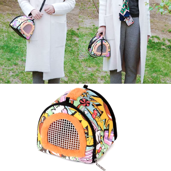Small Pet Travel Bag Hamster Carrier Breathable Outdoor Hedgehog Small Animal Supplies