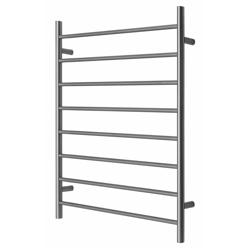 Blushtaps Premium Gunmetal Towel Rack 8 Bars Round Design Au 1000X850mm Wide Towel Racks