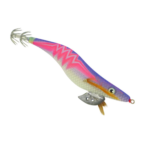 Finesse Rumoika Squid Jig Purple Pink Neon 3.5 2 Pack Baits & Lures