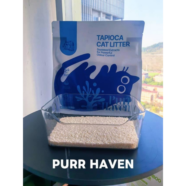 Purr Haven Tapioca 10 Cartons 6 Packs/Carton 2.5Kg/Pack Cat Litter