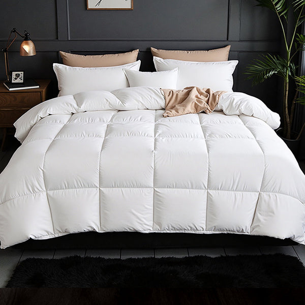 Giselle 800Gsm Goose Down Feather Quilt Winter Blanket Duvet Comforter Double Double Bed Quilts