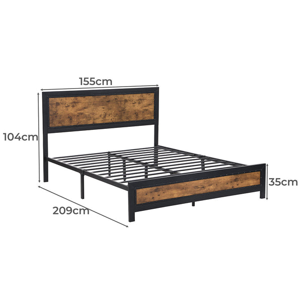 Levede Metal Bed Frame Mattress Base Queen Queen Bed Frames