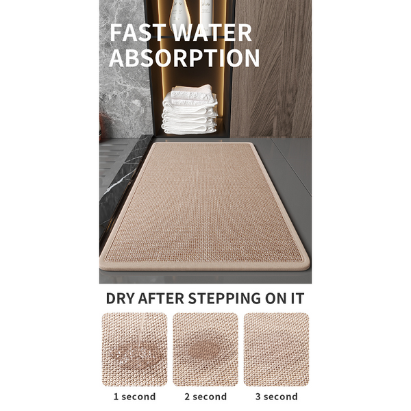 40X60cm Red Quick Dry Bathroom Rug Non Slip Pvc Foam Super Absorbent Bath Mats Rugs & Toilet Covers