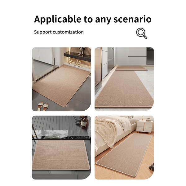 40X60cm Red Quick Dry Bathroom Rug Non Slip Pvc Foam Super Absorbent Bath Mats Rugs & Toilet Covers