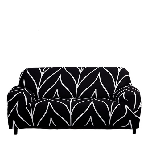 4 Seater Sofa Cover Black Style Protection For Living Room Chair Slipcover Slipcovers