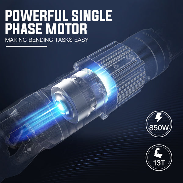 Baumr Ag Baumr Ag 850W 16Mm Rebar Bender Hydraulic Electric Reo Bar Portable Machine Cutters & Trimmers