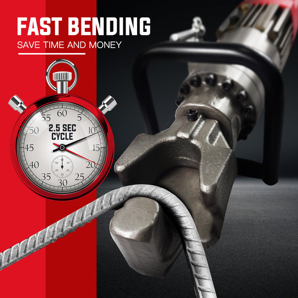 Baumr Ag Baumr Ag 850W 16Mm Rebar Bender Hydraulic Electric Reo Bar Portable Machine Cutters & Trimmers