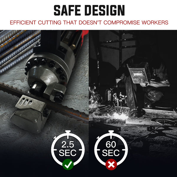 Baumr Ag Baumr Ag 16Mm Rebar Cutter Hydraulic Electric Reo Bar Portable Machine 850W Bolt Cutters