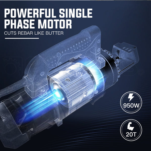 Baumr Ag Baumr Ag 950W 22Mm Rebar Cutter Electric Hydraulic Reo Bar Portable Machine Bolt Cutters