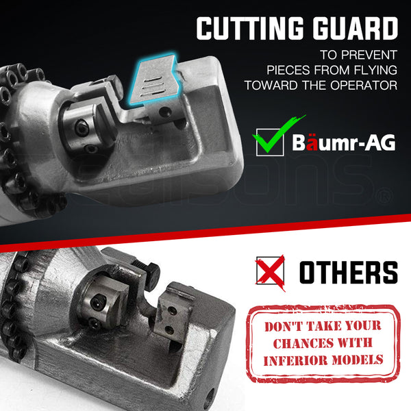 Baumr Ag Baumr Ag 950W 22Mm Rebar Cutter Electric Hydraulic Reo Bar Portable Machine Bolt Cutters