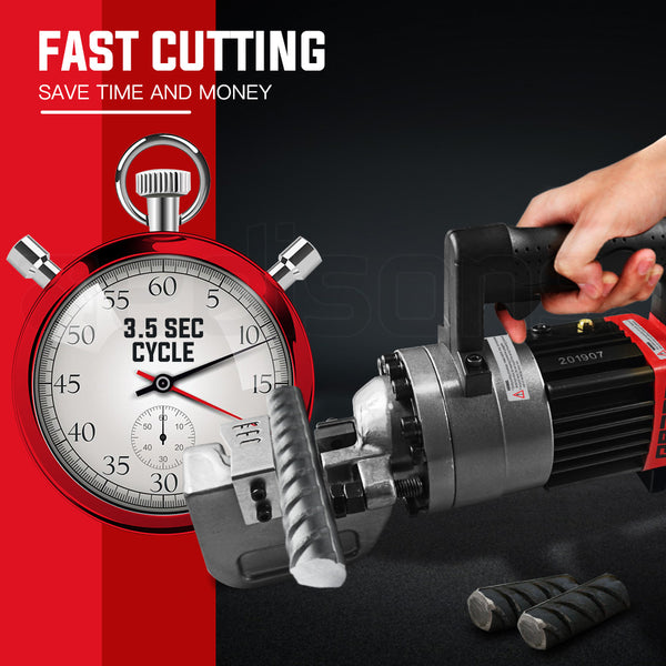 Baumr Ag Baumr Ag 950W 22Mm Rebar Cutter Electric Hydraulic Reo Bar Portable Machine Bolt Cutters