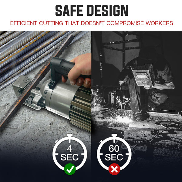 Baumr Ag Baumr Ag 1600W 25Mm Rebar Cutter Electric Hydraulic Reo Bar Portable Machine Bolt Cutters