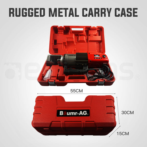 Baumr Ag Baumr Ag 1600W 25Mm Rebar Cutter Electric Hydraulic Reo Bar Portable Machine Bolt Cutters