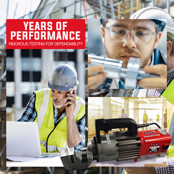 Baumr Ag Baumr Ag 1600W 25Mm Rebar Cutter Electric Hydraulic Reo Bar Portable Machine Bolt Cutters