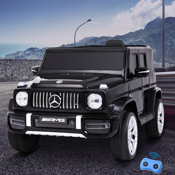 Kids Electric Ride On Car Mercedes Benz Licensed Amg G63 Toy Cars 12V Black Kids Ride On Toys