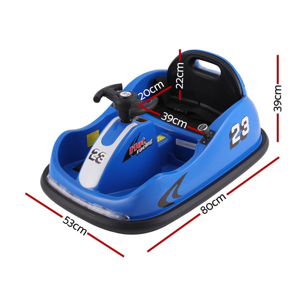 Rigo Kids Ride On Car Bumper Kart 6V Electric Toy With Remote Control Kids Ride On Toys
