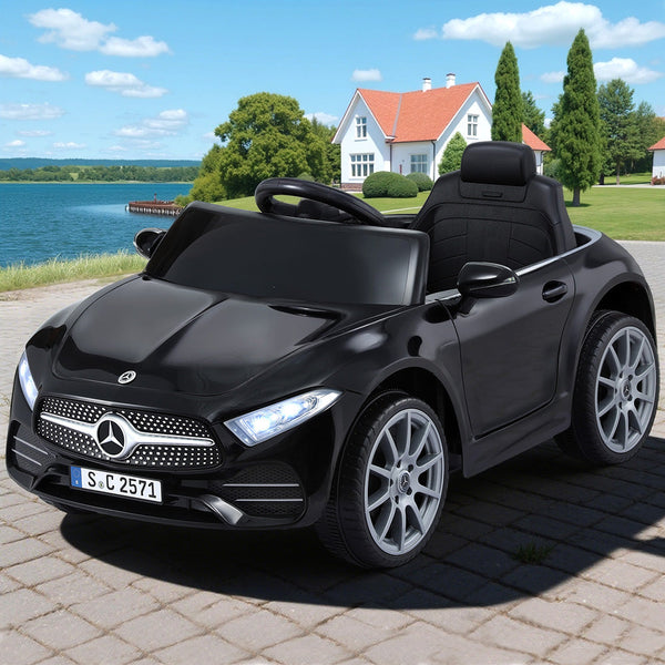 Kids Electric Ride On Car Licensed Outdoor Toys Cars Music Remote Black Kids Ride On Toys