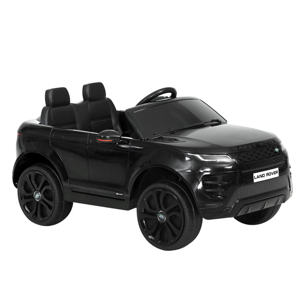 Kids Electric Ride On Car Land Rover Licensed Toy Cars Remote 12V Battery Black Kids Ride On Toys