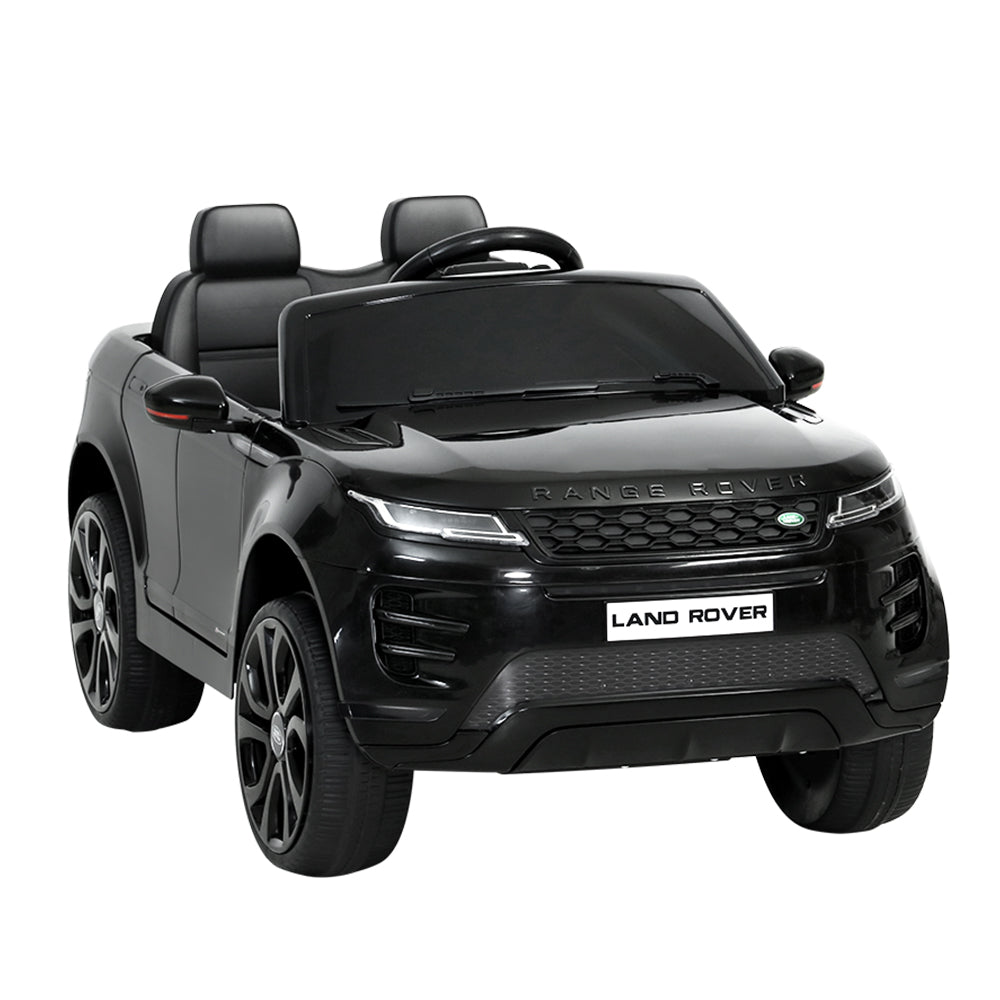 Kids Electric Ride On Car Land Rover Licensed Toy Cars Remote 12V Battery Black Kids Ride On Toys