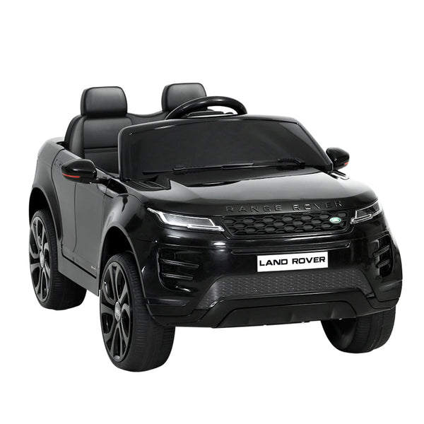 Kids Electric Ride On Car Land Rover Licensed Toy Cars Remote 12V Battery Black Kids Ride On Toys
