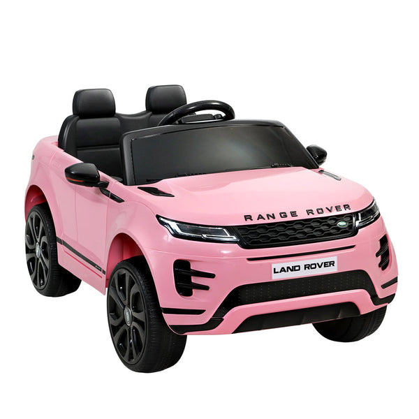 Kids Electric Ride On Car Land Rover Licensed Toy Cars Remote 12V Battery Black Kids Ride On Toys