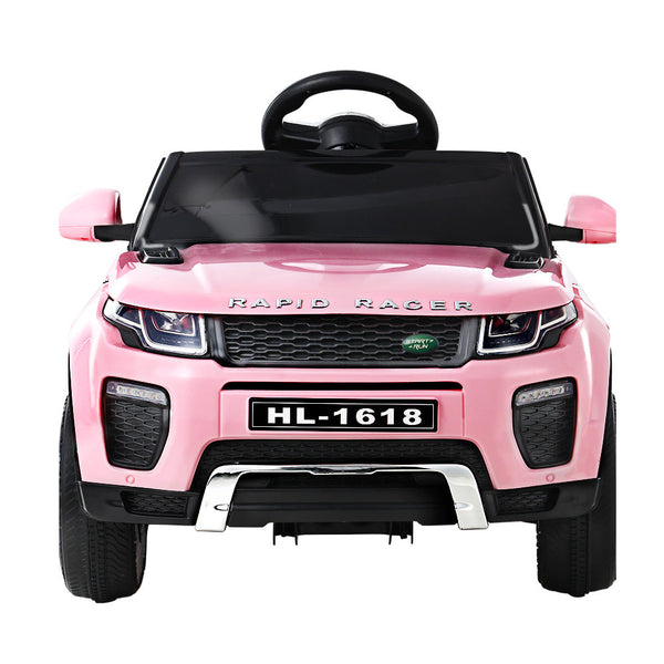 Rigo Kids Electric Ride On Car Range Rover Inspired Toy Cars Remote 12V Pink Kids Ride On Toys