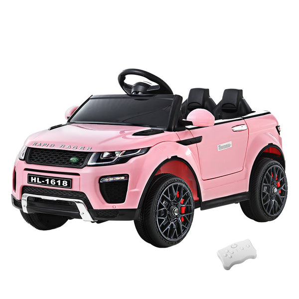 Rigo Kids Electric Ride On Car Range Rover Inspired Toy Cars Remote 12V Pink Kids Ride On Toys