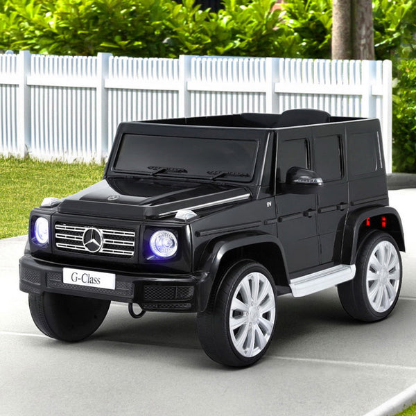Kids Ride On Car Licensed Mercedes Benz G500 Electric Toys Horn Remote 12V Black Kids Ride On Toys