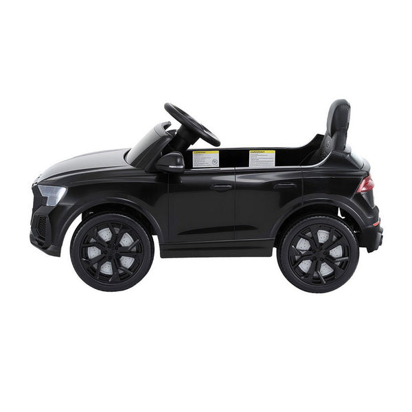 Kids Ride On Car Licensed Rsq8 Electric Toy Black Remote 12V Cars Black Kids Ride On Toys