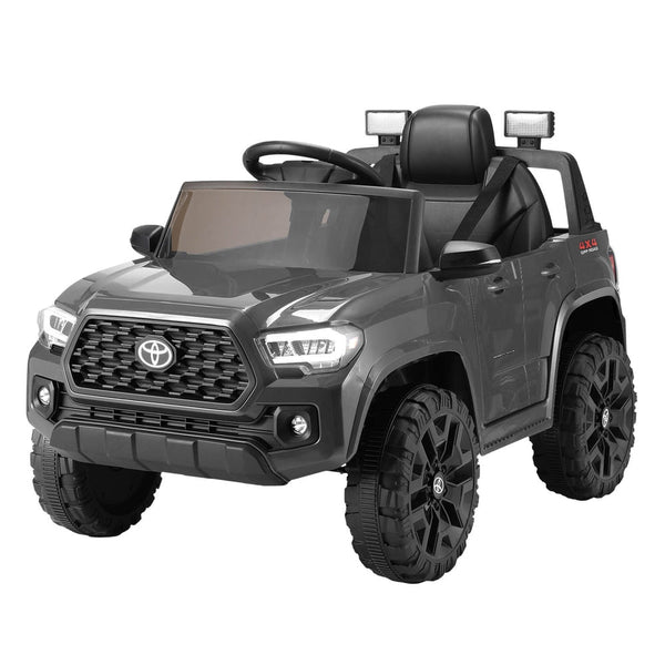 Kids Electric Ride On Car Toyota Tacoma Off Road Jeep Toy Cars Remote 12V Blue Kids Ride On Toys