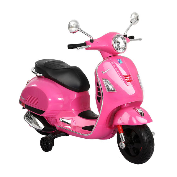 Kids Electric Ride On Car Motorcycle Motorbike Vespa Licensed Gts Pink Kids Ride On Toys