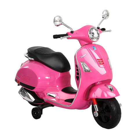 Kids Electric Ride On Car Motorcycle Motorbike Vespa Licensed Gts Pink Kids Ride On Toys