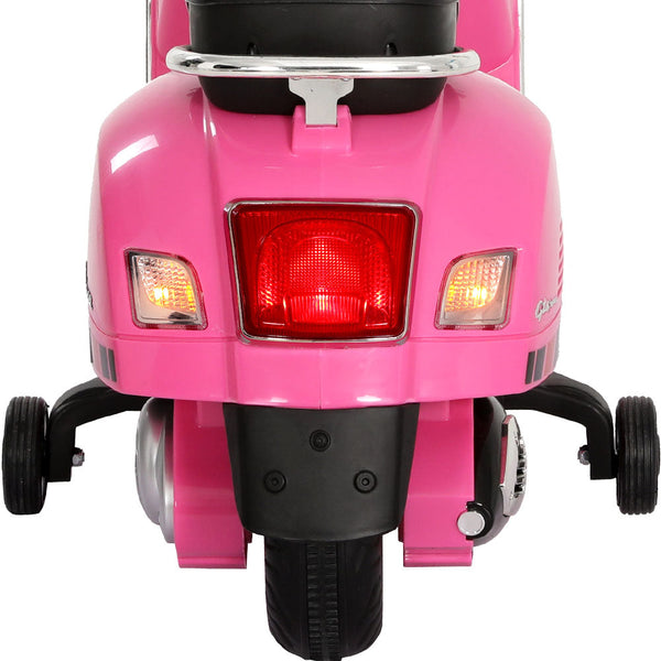 Kids Electric Ride On Car Motorcycle Motorbike Vespa Licensed Gts Pink Kids Ride On Toys