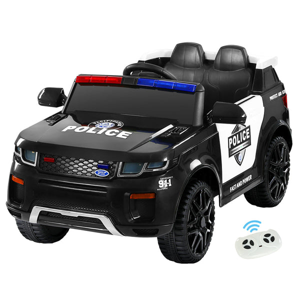 Electric Ride On Car Rigo Kids Patrol Police Ride On Cars Horn Music Remote Black Kids Ride On Toys