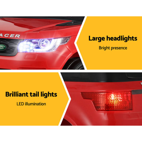 Rigo Kids Electric Ride On Car Suv Range Rover Inspired Cars Remote 12V Red Kids Ride On Toys