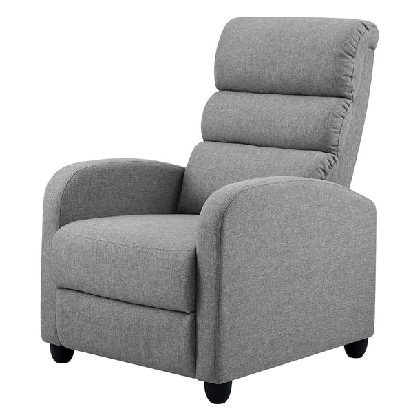 Artiss Recliner Armchair Grey Fabric Bolivia Office Chairs