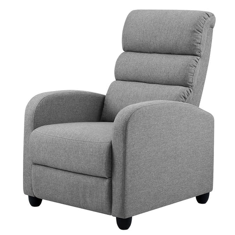 Artiss Recliner Armchair Grey Fabric Bolivia Office Chairs