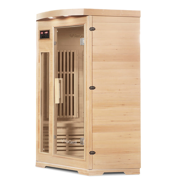 Regen8 Duo Corner 2 Person 2200W Infrared Sauna Saunas