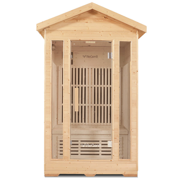 Regen8 Duo Outdoor 2 Person 2200W Infrared Sauna Saunas