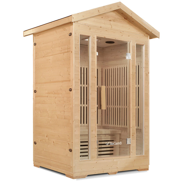 Regen8 Duo Outdoor 2 Person 2200W Infrared Sauna Saunas