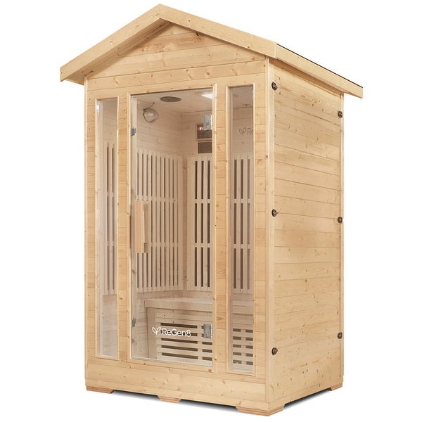 Regen8 Duo Outdoor 2 Person 2200W Infrared Sauna Saunas