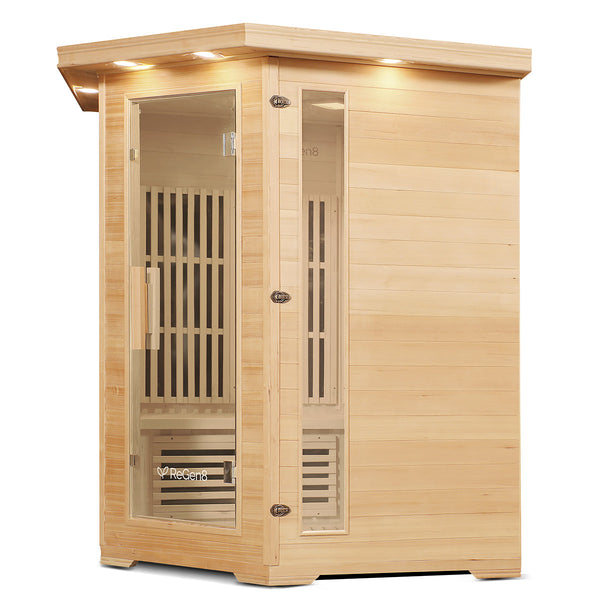 Regen8 Quadro Corner 4 Person 2640W Infrared Sauna Saunas