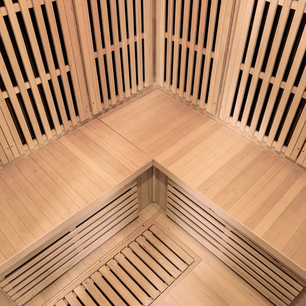 Regen8 Quadro Corner 4 Person 2640W Infrared Sauna Saunas