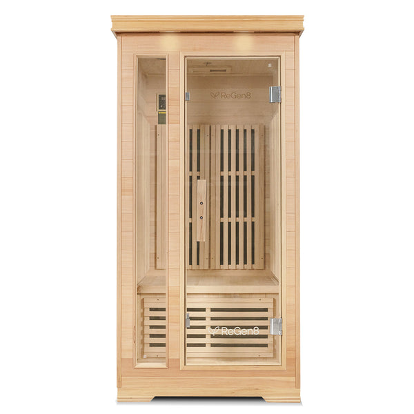 Regen8 Solo V2 1 Person 1410W Infrared Sauna Saunas